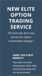 Mobile Screenshot of eliteoptiontrading.com